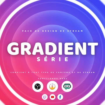 Gradient Stream Overlay Pack