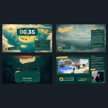 Splatoon Raiders Animated Stream Overlay - Inkrush