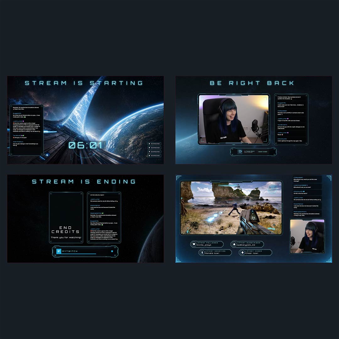 Halo Campaign Evolved Animated Stream Overlay - Reclaimer