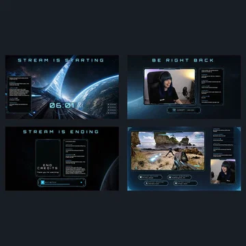 Halo Campaign Evolved Animated Stream Overlay - Reclaimer