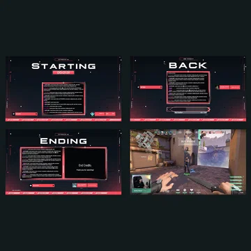 Valorant Animated Stream Overlay – Riftline