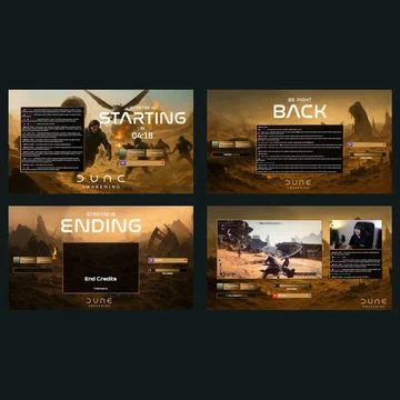 Dune Animated Stream Overlay – Sandborn