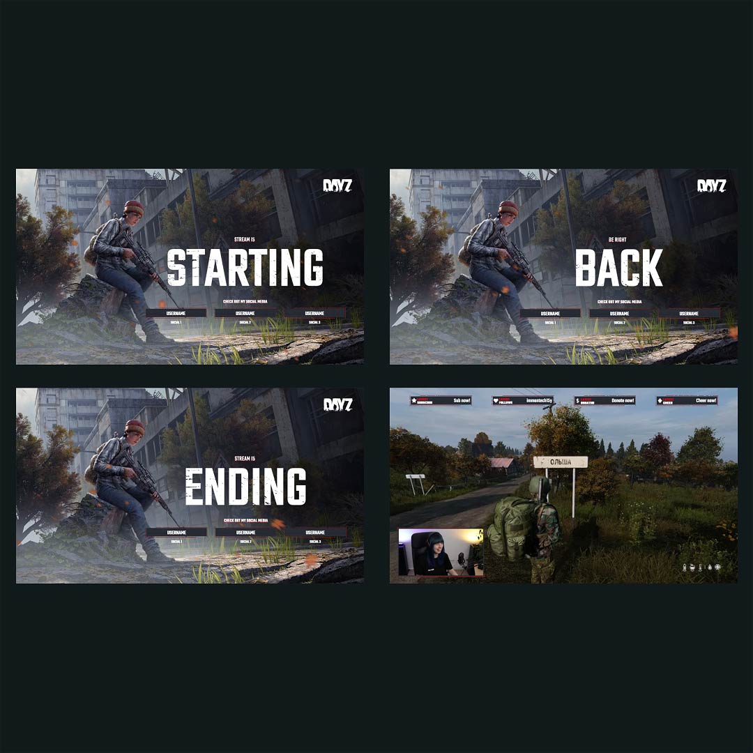 Stream Overlay Collection for DayZ - Cherno