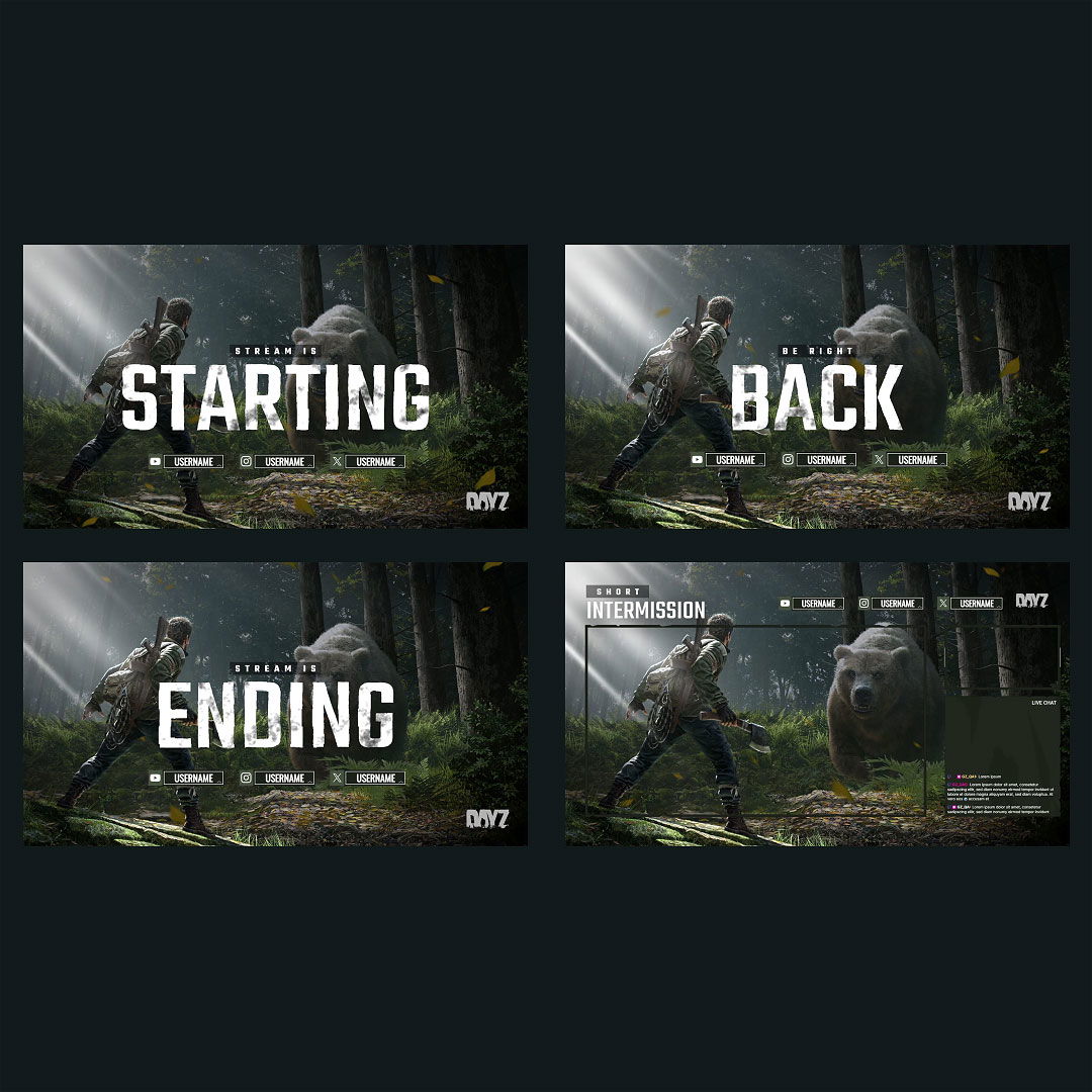 Stream Overlay Collection for Dayz - Livonia