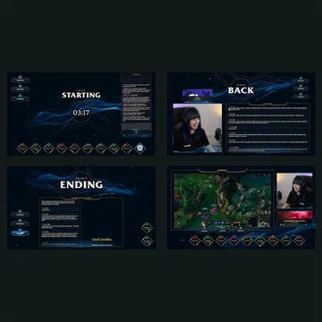 Mythspire Animated Stream Overlay – League of Legends