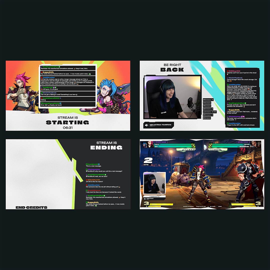 Stream Overlay Collection for 2XKO - Immersive