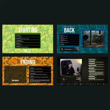 Metal Gear Solid Animated Stream Overlay – Stealthflux