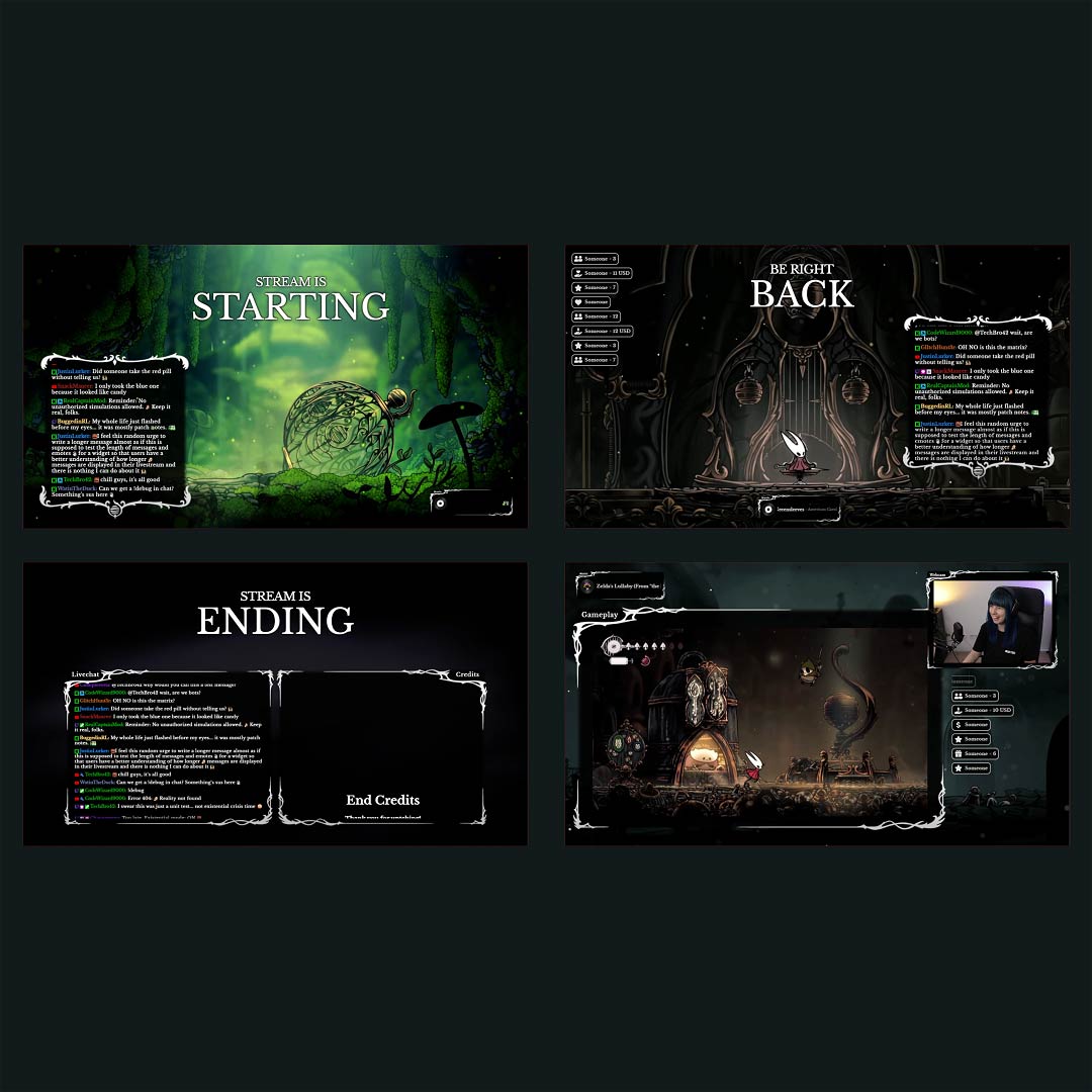 Stream Overlay Collection for Silksong - Immersive
