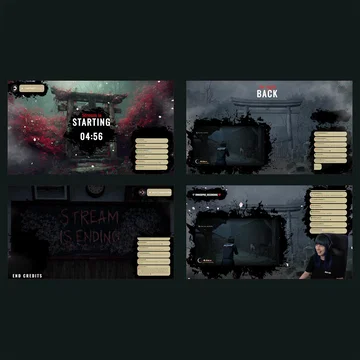 Silent Hill Animated Stream Overlay – Ashenfall