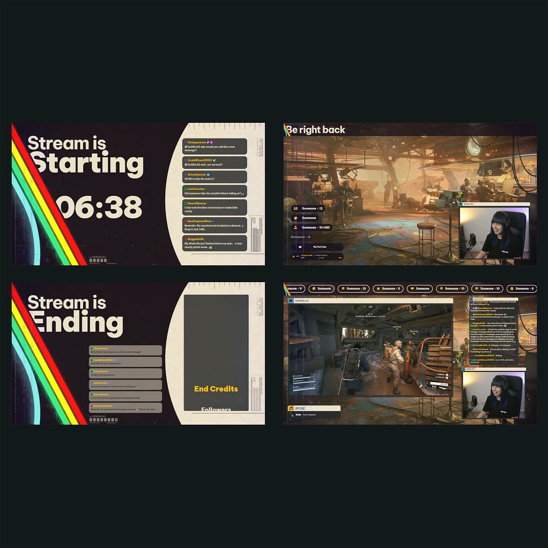 Stream Overlay Collection for Arc Raiders - Immersive