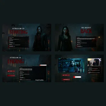 Stream Overlay Collection for Vampire: Bloodlines 2 - Cinematic