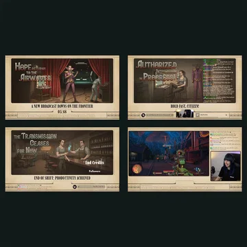 Outer Worlds Animated Stream Overlay – Parallaxis