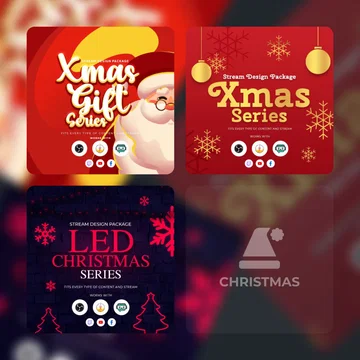 Christmas Stream Overlays Collection