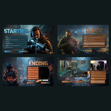 Call of Duty Black Ops 7 Animated Stream Overlay – Nightcell