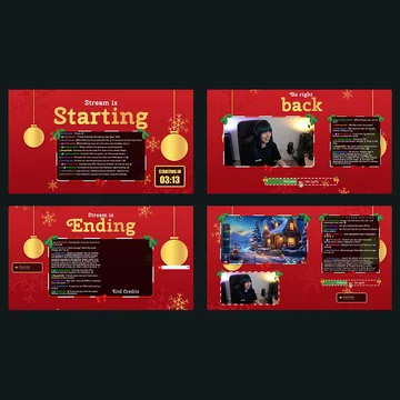 Stream Overlay Collection - Xmas