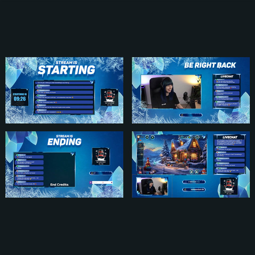 Stream Overlay Collection - Zero Absolu Gaming