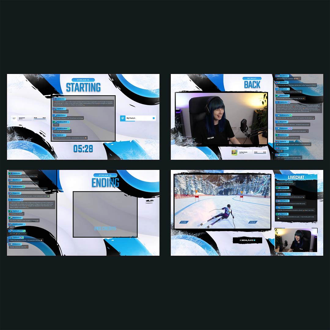 Stream Overlay Collection - Icebrush