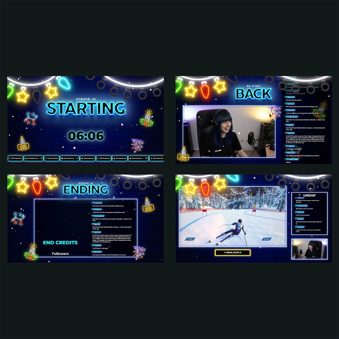 Stream Overlay Collection - New Year