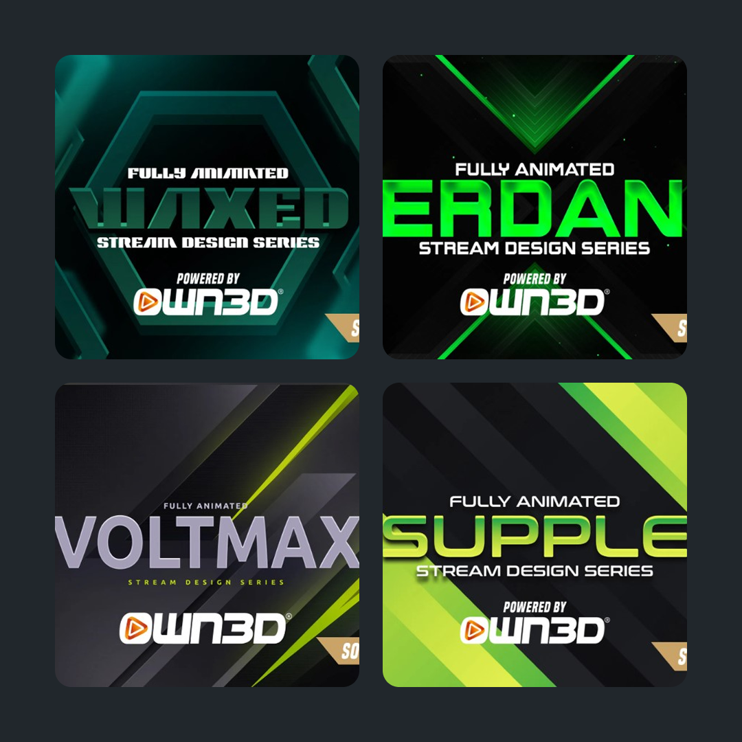 Green Stream Overlays Collection