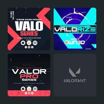Valorant Stream Overlays Collection