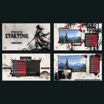 Where Winds Meet Animated Stream Overlay - Mistborne