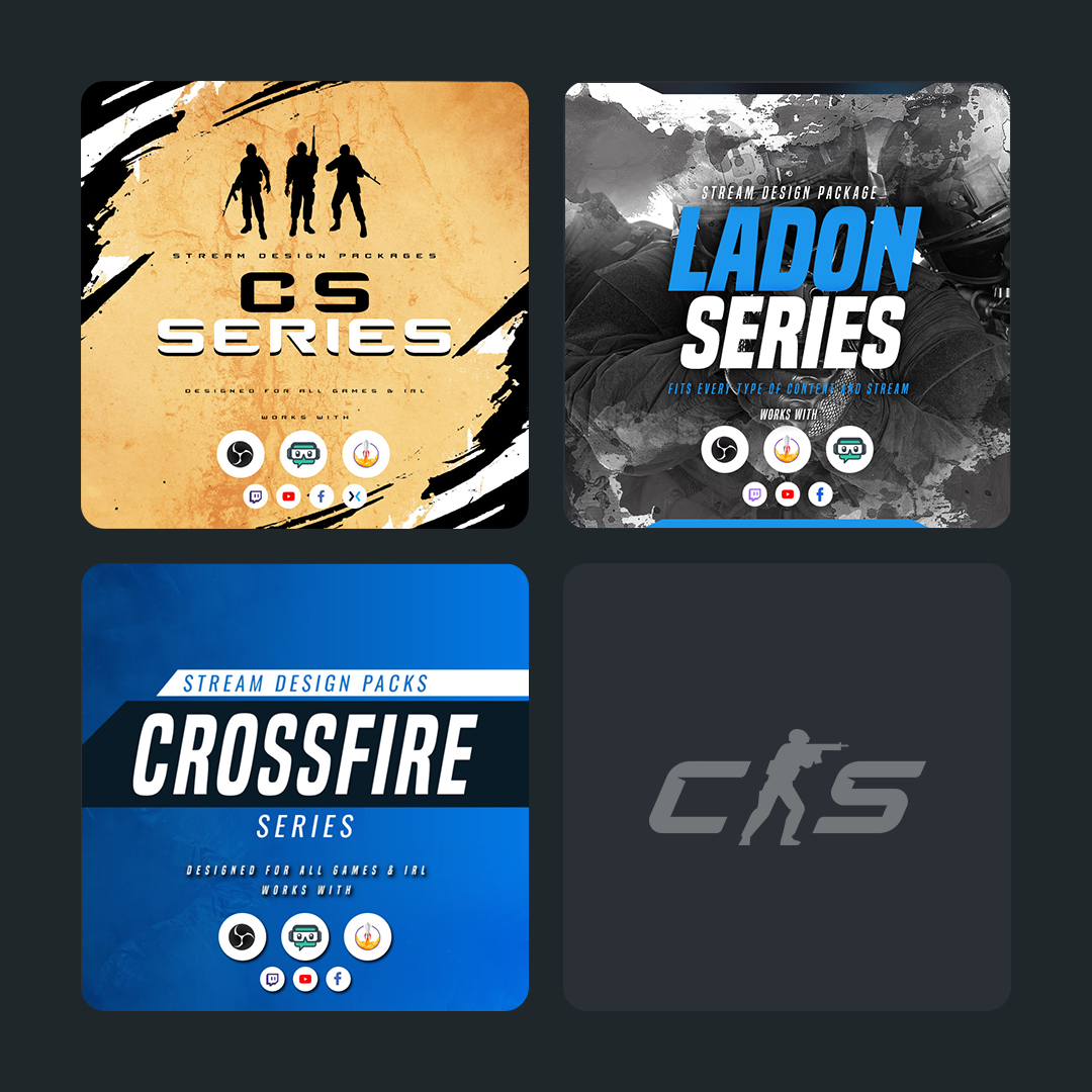 Counter Strike Stream Overlays Collection