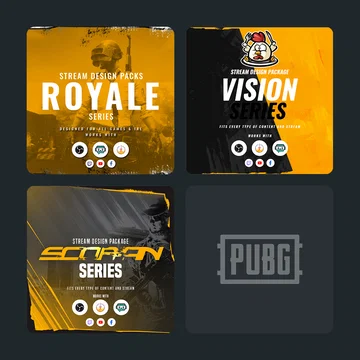 PUBG Stream Overlays Collection