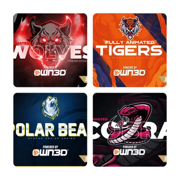 Mascot Stream Overlays Collection