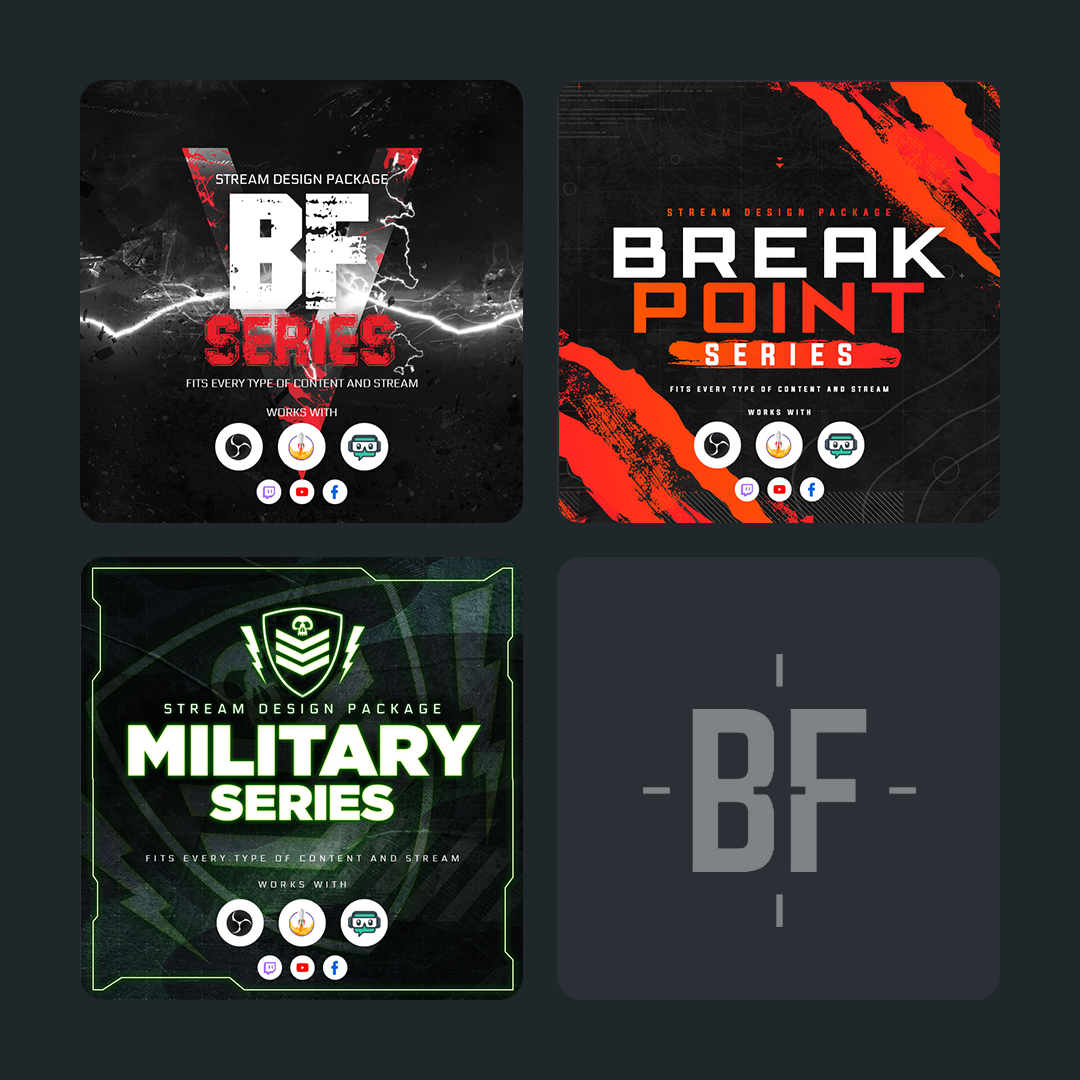 Battlefield Stream Overlays Collection