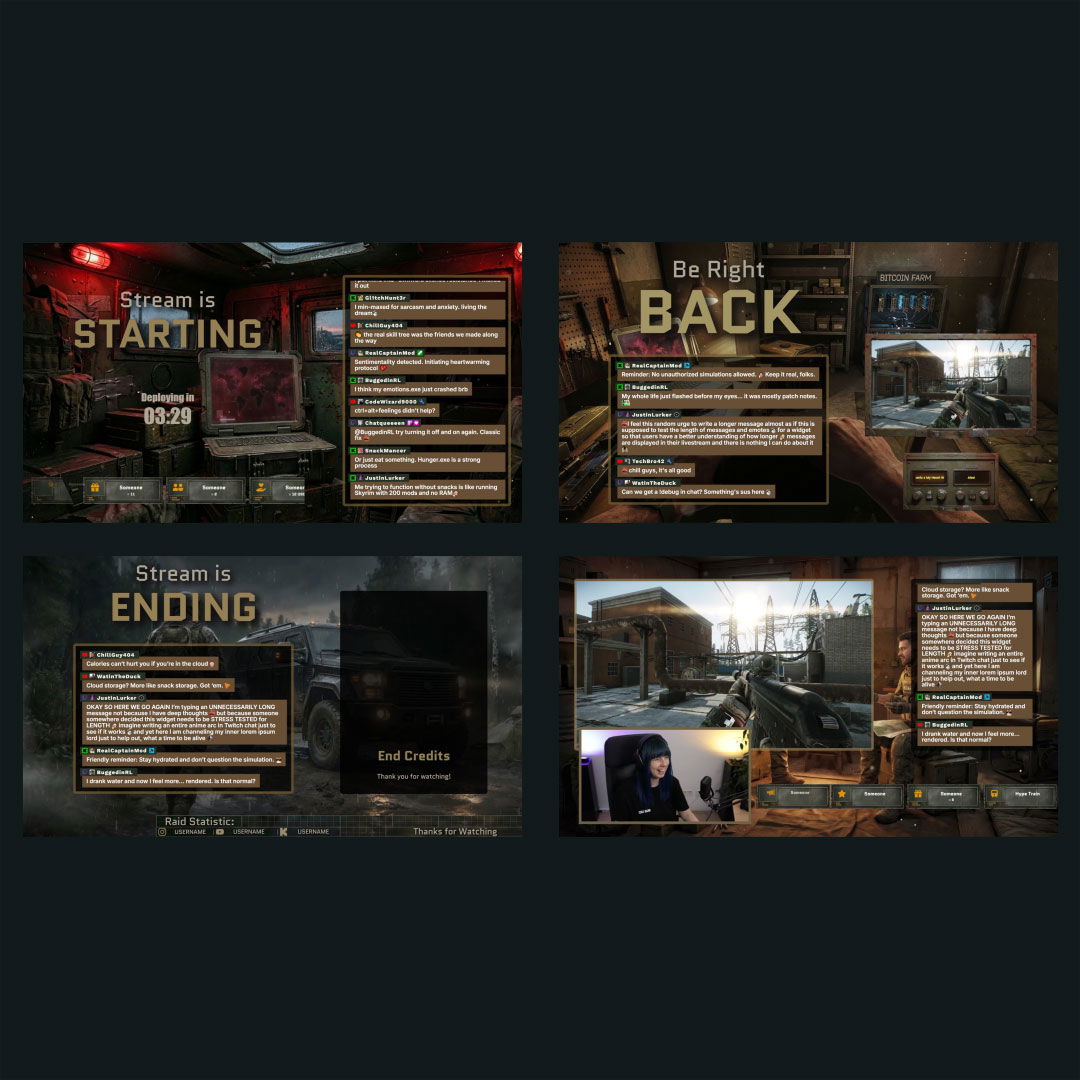 Escape from Tarkov Animated Stream Overlay - Hideout