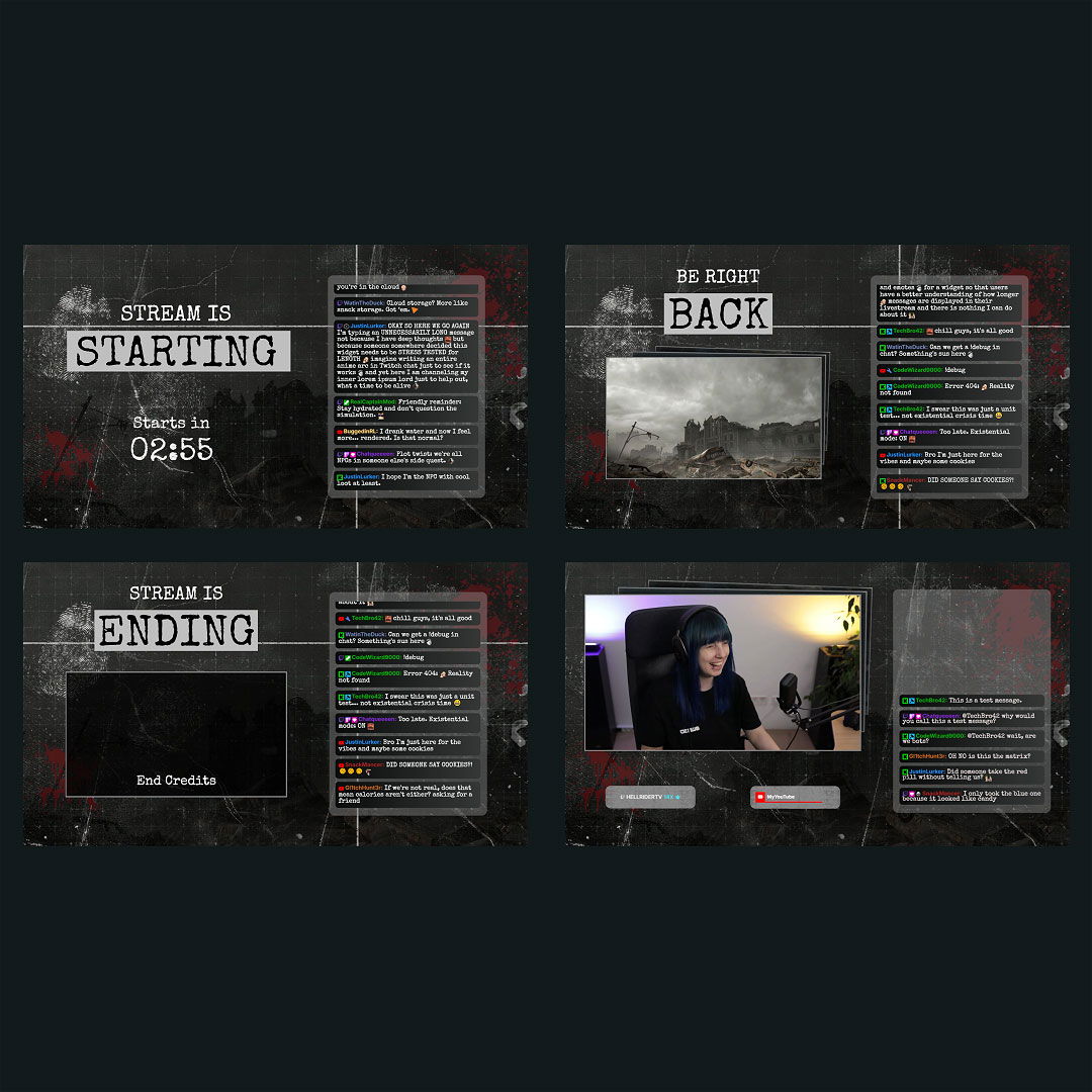 Resident Evil Requiem Animated Stream Overlay – Umbrequiem