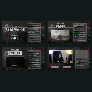Resident Evil Requiem Animated Stream Overlay – Umbrequiem