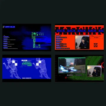 Marathon Animated Stream Overlay - Killvector