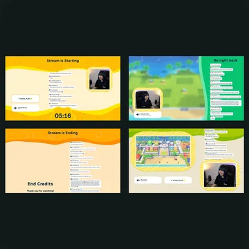 Tomodachi Life Living the Dream Animated Stream Overlay - Utopia