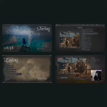 Windrose Animated Stream Overlay - Stormtide