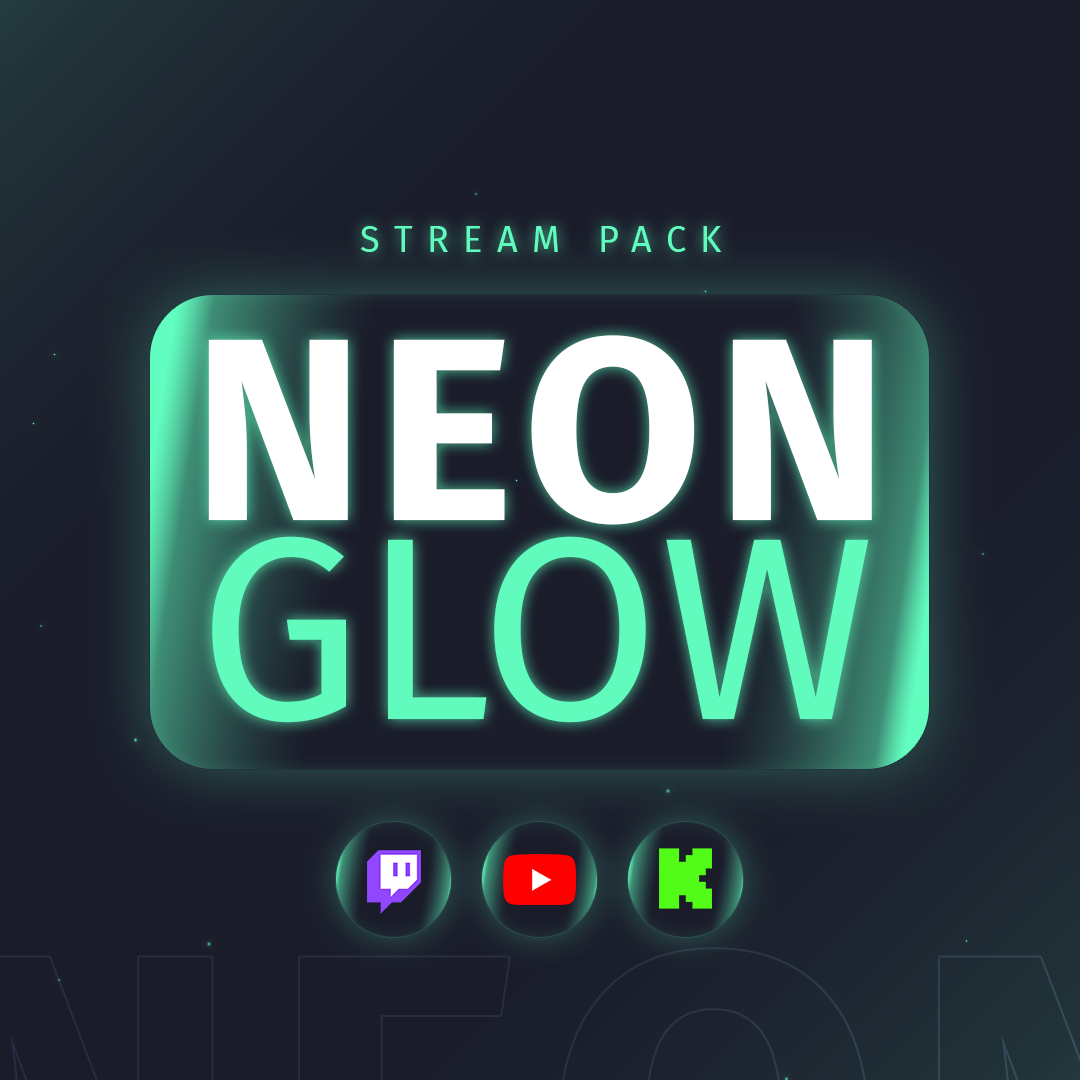 Neon Glow - Animated Stream Overlay