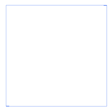 Minimal Blue - Talkingbanner Game Border