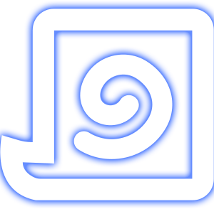 Neon Blue - Alert Icon Magic Chat
