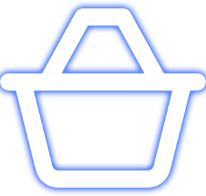 Neon Blue - Alert Icon Merch