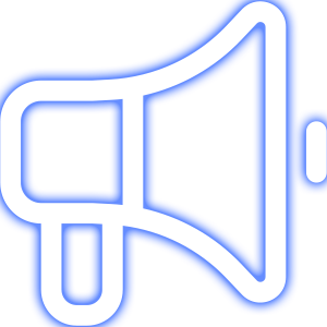 Neon Blue - Alert Icon Shoutout