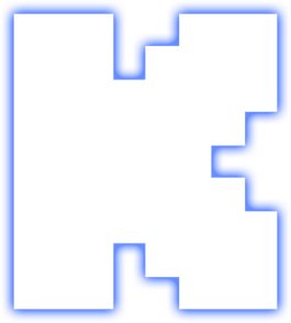 Neon Blue - Social Icon Kick