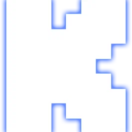 Neon Blue - Social Icon Kick