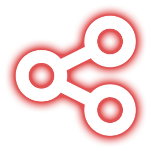 Unique Red - Alert Icon Share