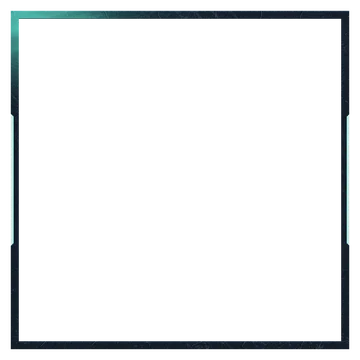 Unique Turquoise - Talkingbanner Game Border