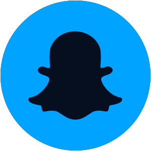 NeonWaves - Social Icon Snapchat
