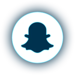 Christmas Lights - Social Icon Snapchat