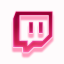 Pinkit - Social Icon Twitch